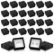 Ring Boxes Bulk Pack 24 Pcs – Small Ring Box, 1.57x1.57'', Black Cardboard, Sturdy & Elegant with Soft Foam Insert, Perfect for Jewelry Storage, Gift Presentation & Special Occasions